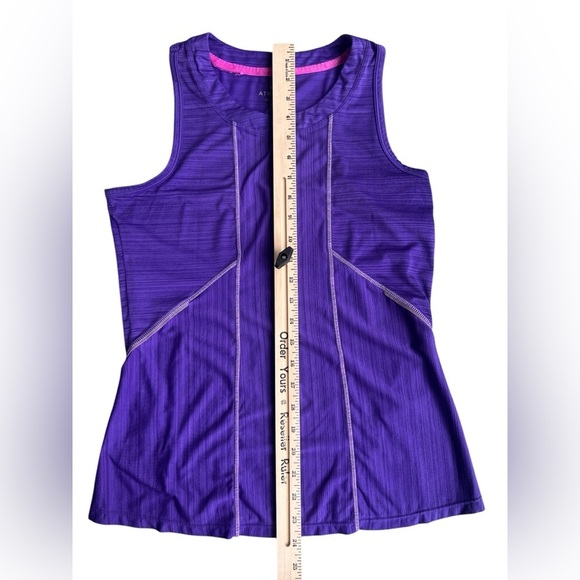 Athleta Bundle Women’s Run On Tank Top Reflective Fitness Running 2 Top Bundle - Picture 11 of 12